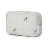 Trousse en coton biologique Zebra