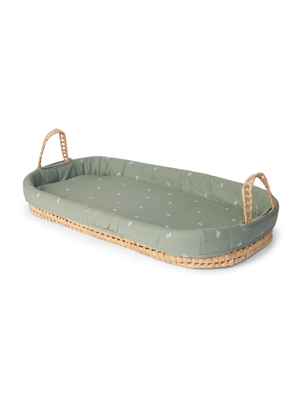 Capa Cesta Muda Fraldas em Algodão Orgânico Little Garden