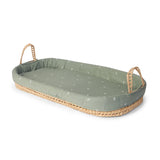 Cesta Cambiador de Pañales de Algodón Orgánico Little Garden
