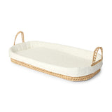 Cesta Cambiador de Pañales de Algodón Orgánico Soft Sky