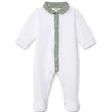 Pijama de invierno de algodón orgánico Little Garden