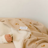 Organic Cotton Safari Swaddle Blanket