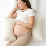 Almohada de Embarazo de Algodón Orgánico Soft Sky