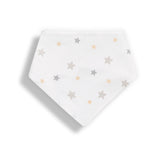 Babero Triángulo de Algodón Orgánico Estrellas