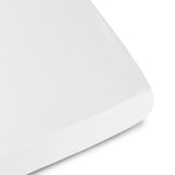 Sábana bajera de algodón orgánico blanco