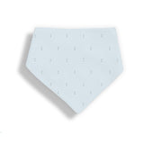 Babero Triángulo de Algodón Orgánico Little Dots Blue