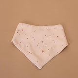 Babete Triângulo em Algodão Orgânico Pink Sparkle