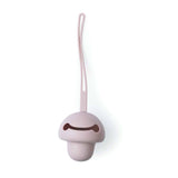 Chupetero de silicona rosa
