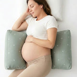 Almohada de Embarazo de Algodón Orgánico Little Garden