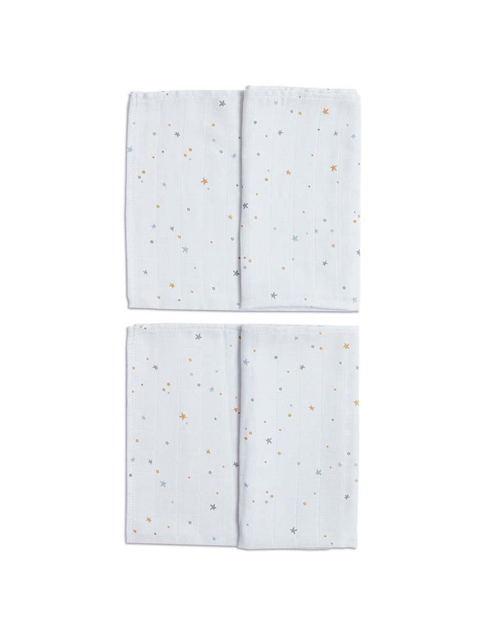 Pack de 2 Fraldas em Algodão Orgânico Magic Sky