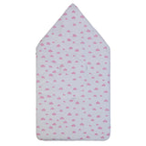Nid d’ange en coton biologique Nuages roses