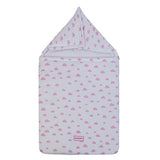 Nid d’ange en coton biologique Nuages roses