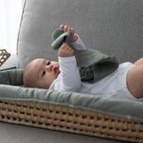 Cesta Cambiador de Pañales de Algodón Orgánico Little Garden