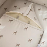 Gigoteuse en coton biologique Zebra