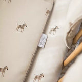 Gigoteuse en coton biologique Zebra
