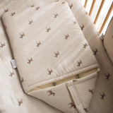 Gigoteuse en coton biologique Zebra