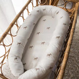 Cama Nido de Algodón Orgánico Cebra