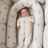 Protector de Cama Completo en Algodón Orgánico Cebra