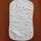 Bavoir d’épaule en coton biologique Colorful Stars