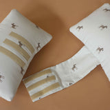 Almohada de Embarazo de Algodón Orgánico Cebra