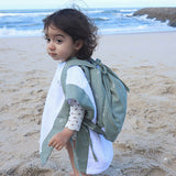 Mochila Toalla de Playa de Algodón Orgánico Little Garden