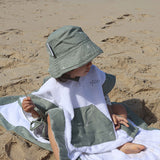 Mochila Toalla de Playa de Algodón Orgánico Little Garden