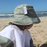 Gorro de Playa de Algodón Orgánico Little Garden