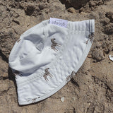 Sombrero de Playa de Algodón Orgánico Cebra