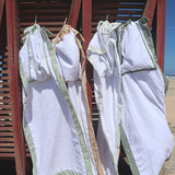Mochila Toalla de Playa de Algodón Orgánico Cebra