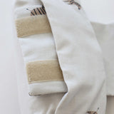 Coussin de positionnement en coton biologique Zebra