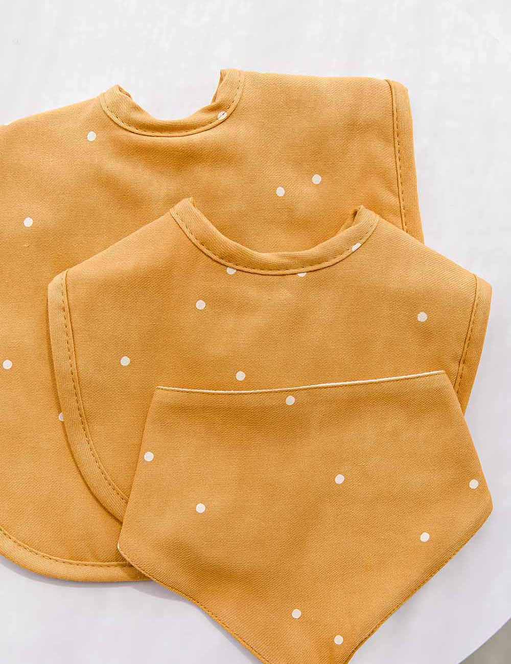 Pack de 2 Babetes em Algodão Orgânico Boho
