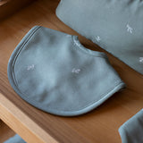 Pack de 2 baberos de algodón orgánico Little Garden