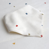 Babete Triângulo em Algodão Orgânico Colorful Stars