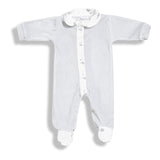 Babygrow de Verão em Algodão Orgânico Elefantes