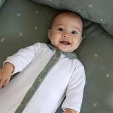 Pijama de verano de algodón orgánico Little Garden
