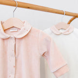 Babygrow de Verão em Algodão Orgânico Pink Sparkle