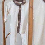 Babygrow de Verão em Algodão Orgânico Sheep