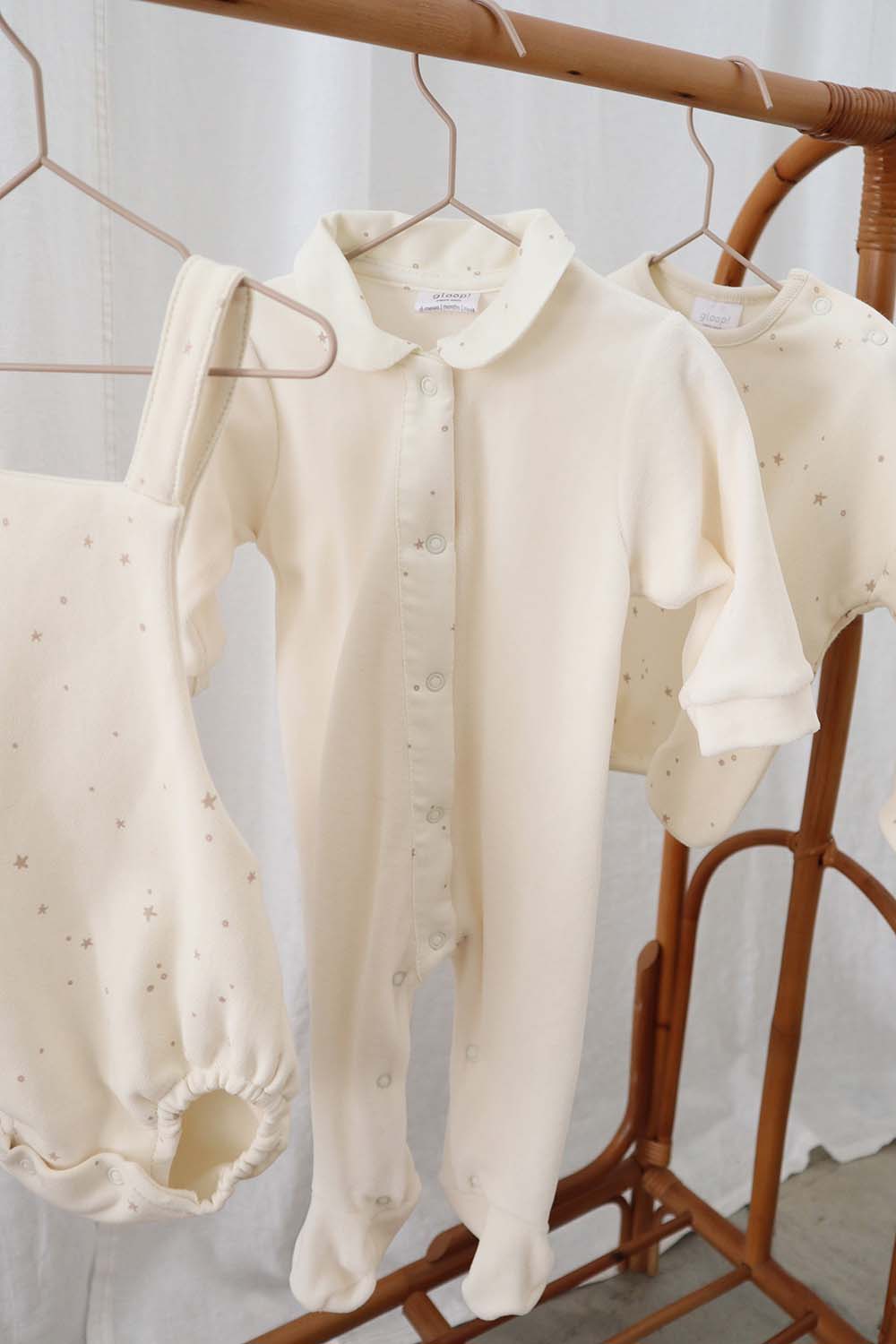 Kit Primeira Roupa em Algodão Orgânico Soft Sky