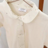 Babygrow de verano de algodón orgánico Soft Sky