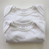 Pack de 2 Bodis Interiores de Algodón Orgánico Blanco