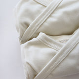 Pack de 2 Bodys Interiores Cruzados de Algodón Orgánico Beige