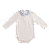 Body em Algodão Orgânico Delicate Blue