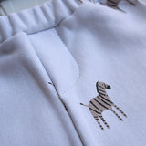 Pantalones de Invierno de Algodón Orgánico Cebra