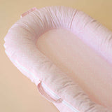 Cama Ninho em Algodão Orgânico Nórdico Rosa