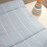 Capa Muda fraldas em Algodão Orgânico Delicate Blue