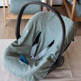 Funda para Asiento de Coche de Algodón Orgánico Little Garden