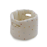 Cesta Organizadora em Algodão Orgânico Colored Confetti