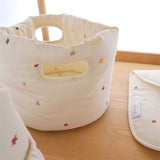 Cesta Organizadora em Algodão Orgânico Colorful Stars