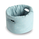 Cesta Organizadora em Algodão Orgânico Ocean Green
