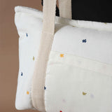 Bolsa Organizadora Carrinho em Algodão Orgânico Colorful Stars